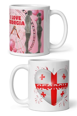 GürcistanDünyadan HediyelerDNY-HDMUGB47Keskin Hediyelik Eşya Ve TekstilGürcistan Kupa Bardak 2 Adet Seyahat Hatıra Georgia Mug