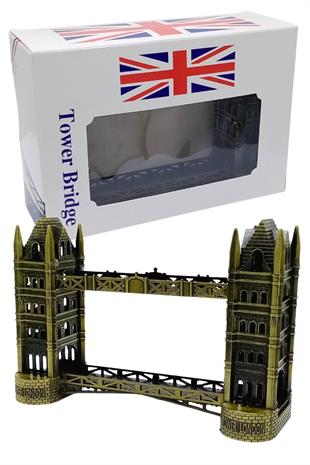 İngiltereDünyadan HediyelerDNY-HDMTL800Keskin Hediyelik Eşya Ve TekstilVintage Metal Londra Köprüsü Tower Bridge Antik Bronz 16 cm