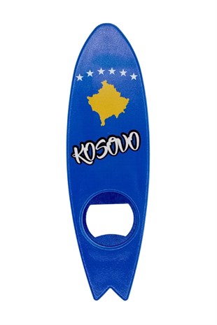 KosovaDünyadan HediyelerDNY-HD100995Keskin Hediyelik Eşya Ve TekstilKosova Temalı Magnet Sörf Açacak