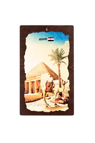 MısırDünyadan HediyelerKRTS-029Keskin Hediyelik Eşya Ve TekstilMısır Temalı Ahşap Fresco Tablo