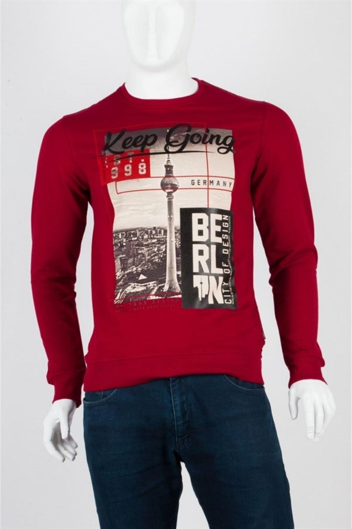 AlmanyaDünyadan HediyelerDNY-HD100009Keskin Hediyelik Eşya Ve TekstilBerlin Unisex Pamuklu Slim fit Sweatshirt Medium