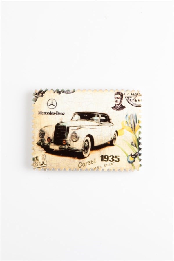 AlmanyaDünyadan HediyelerGERMGNMRC-02Keskin Hediyelik Eşya Ve TekstilBuzdolabı Magneti 1935 Mercedes Klasik Otomobil