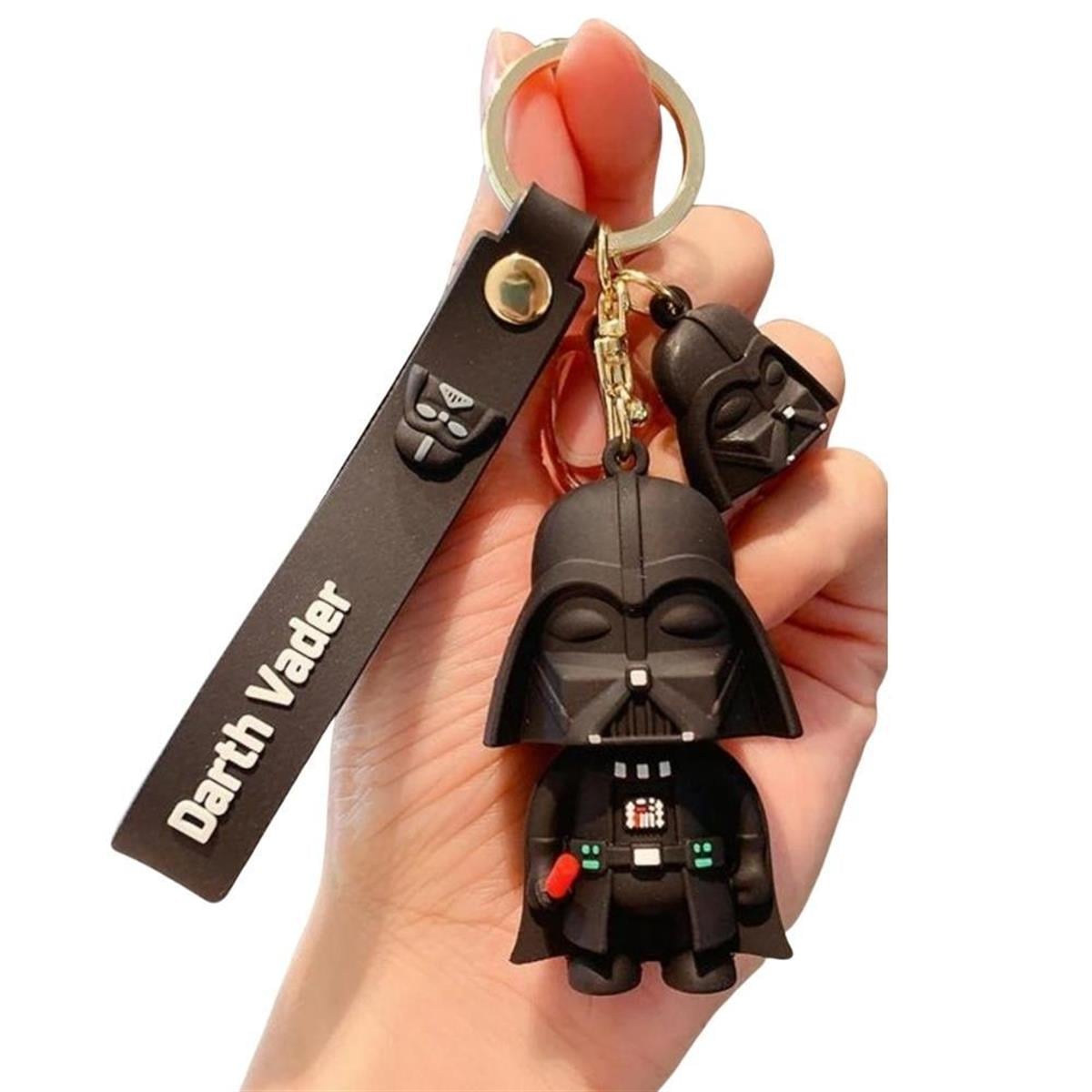 Amerika Birleşik DevletleriDünyadan HediyelerDNY-HD100479Keskin Hediyelik Eşya Ve TekstilStar Wars Darth Vader Figür Siyah Silikon Metal Anahtarlık