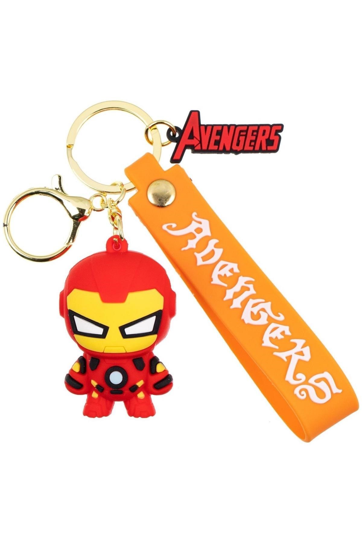 Amerika Birleşik DevletleriDünyadan HediyelerDNY-HD100633Keskin Hediyelik Eşya Ve TekstilIronman 3D Demir Adam Silikon Anahtarlık Avengers