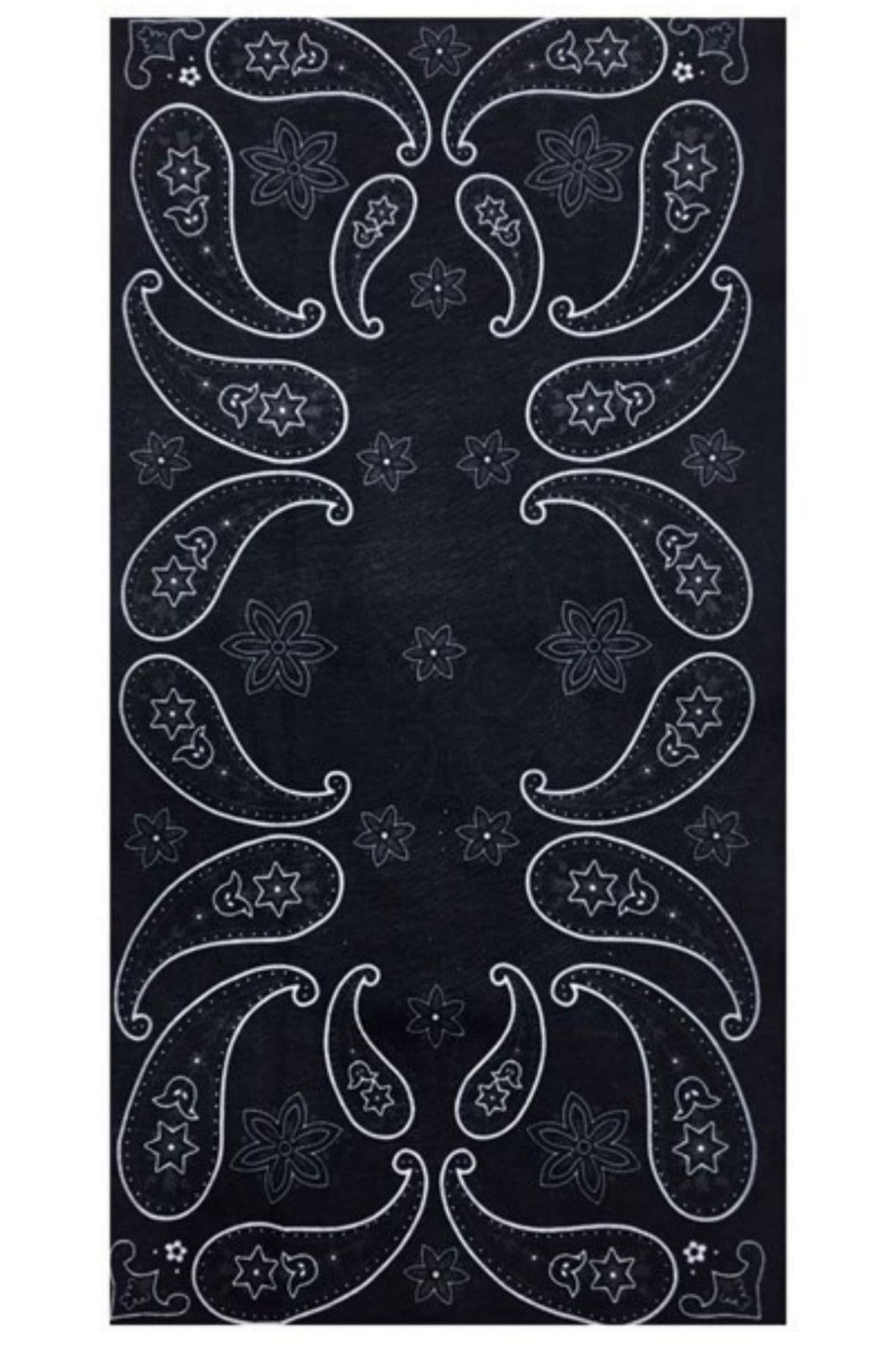 Amerika Birleşik DevletleriDünyadan HediyelerVOSBF-98630Keskin Hediyelik Eşya Ve TekstilDamla ve Çiçek Motifli Buff Boyunluk Bandana Siyah