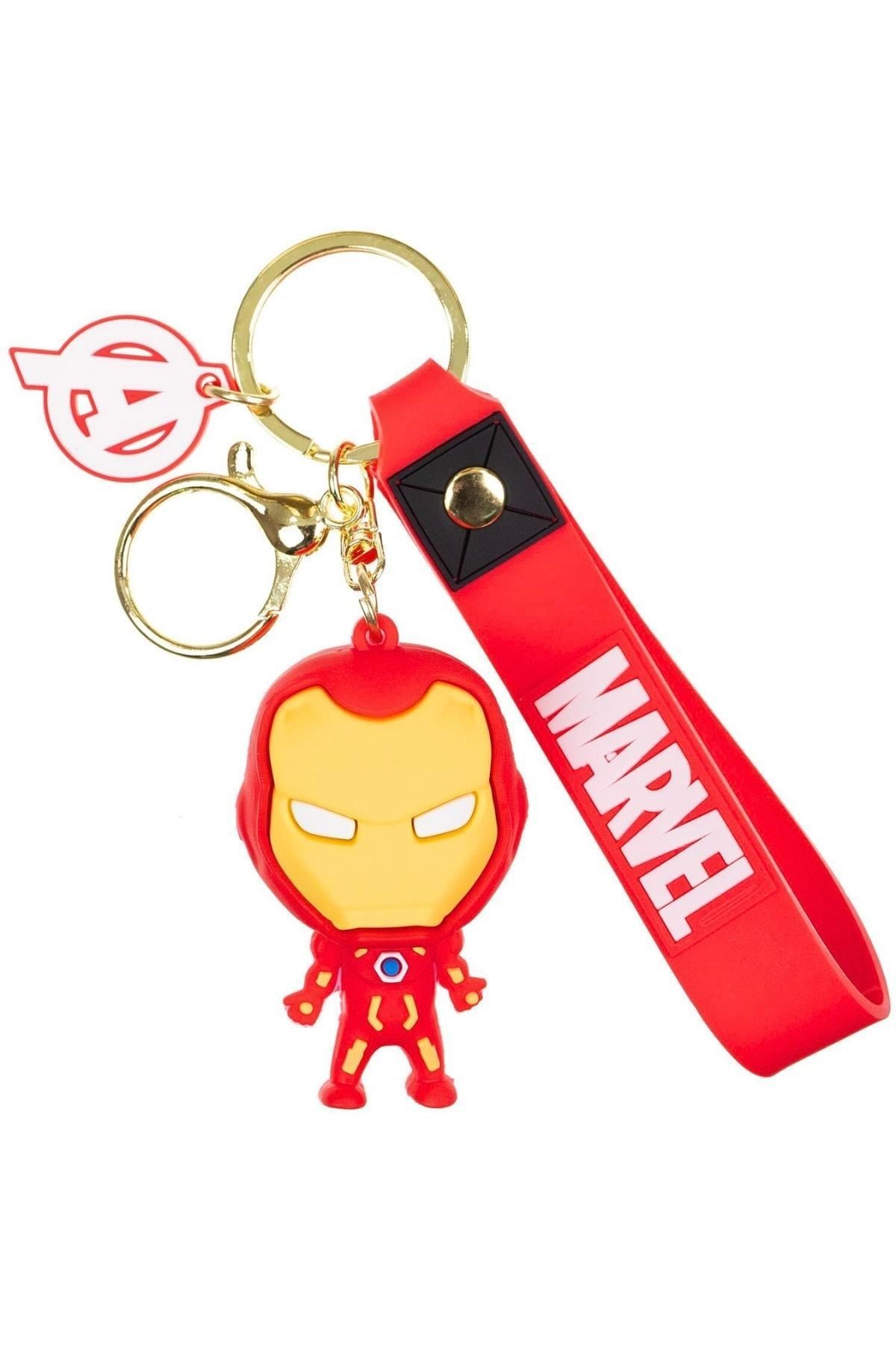 Amerika Birleşik DevletleriDünyadan HediyelerDNY-HD100632Keskin Hediyelik Eşya Ve TekstilIronman 3D Demir Adam Silikon Anahtarlık Marvel