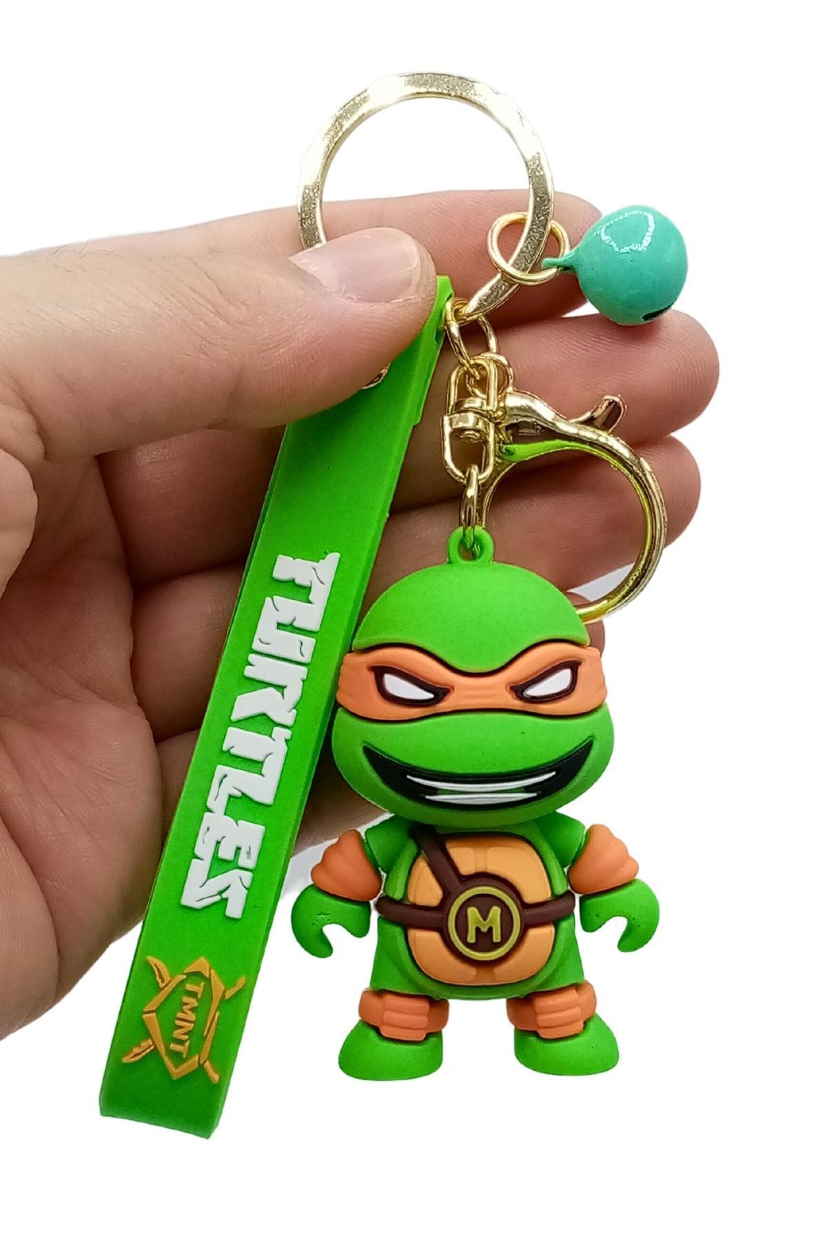 Amerika Birleşik DevletleriDünyadan HediyelerDNY-HD100638Keskin Hediyelik Eşya Ve TekstilNinja Turtles 3D Michelangelo Silikon Anahtarlık Ninja Kaplumbağa