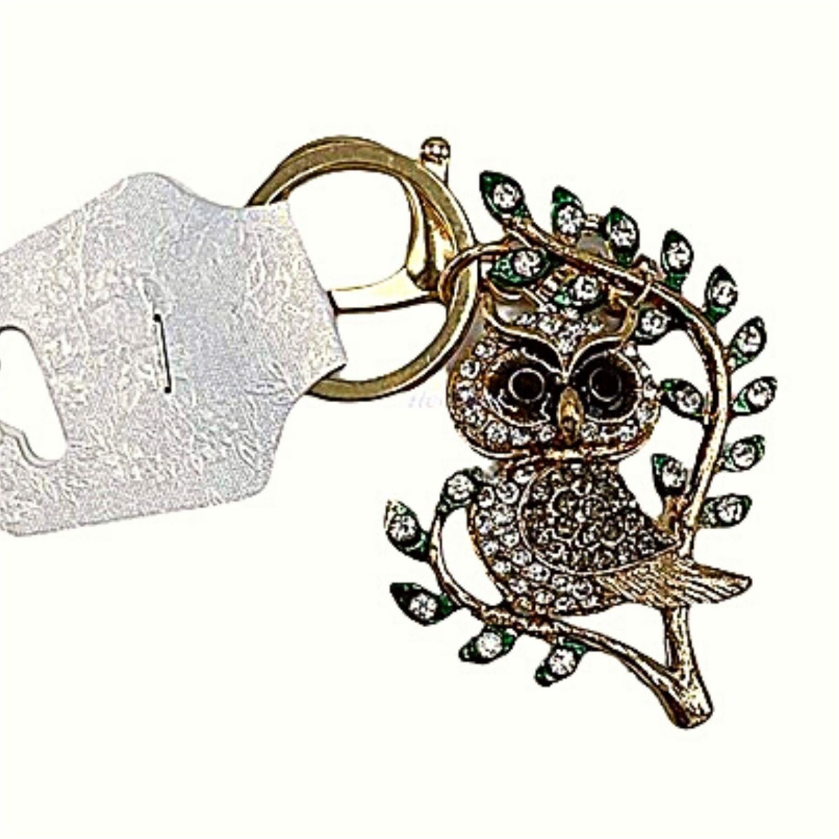 Amerika Birleşik DevletleriDünyadan HediyelerŞRK-ANHTR7735Keskin Hediyelik Eşya Ve TekstilSiyah Kristal Taşlı Baykuş Anahtarlık