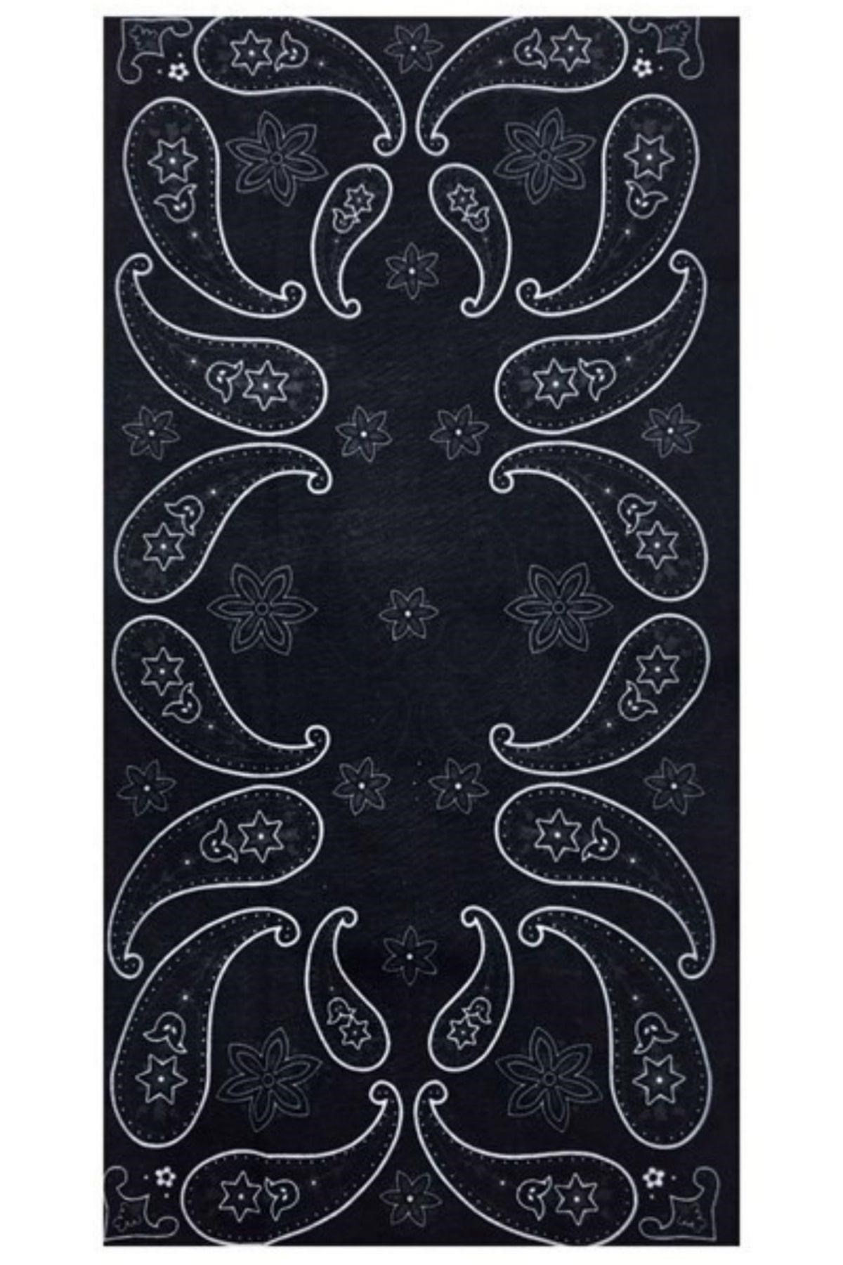 Amerika Birleşik DevletleriDünyadan HediyelerVOSBF-98630Keskin Hediyelik Eşya Ve TekstilDamla ve Çiçek Motifli Buff Boyunluk Bandana Siyah