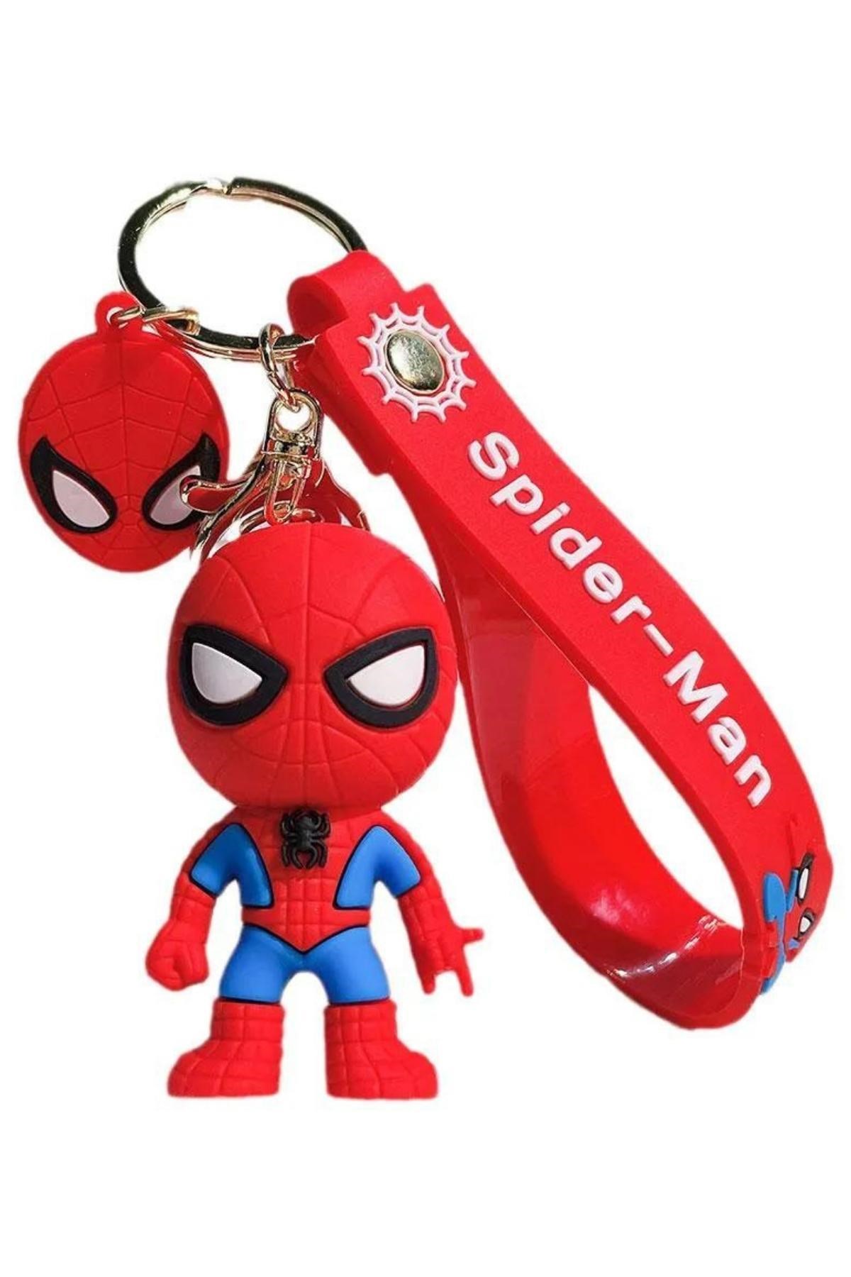 Amerika Birleşik DevletleriDünyadan HediyelerDNY-HD100629Keskin Hediyelik Eşya Ve TekstilSpider Man 3D Örümcek Adam Silikon Anahtarlık No.1