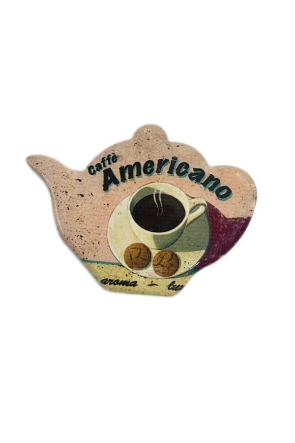 Amerika Birleşik DevletleriDünyadan HediyelerAMRKNCF-02Keskin Hediyelik Eşya Ve TekstilCaffe Americano Temalı Buzdolabı Magneti