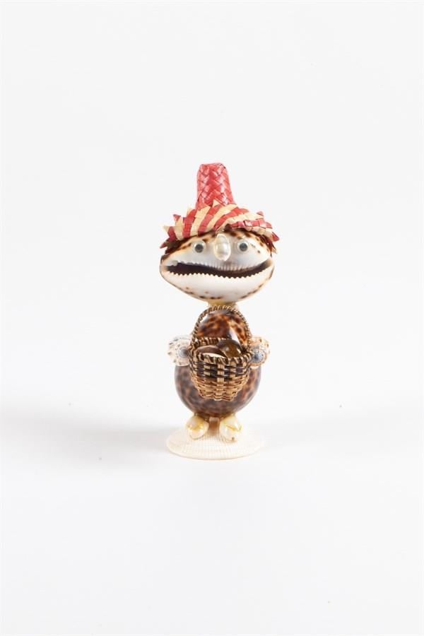 Amerika Birleşik DevletleriDünyadan HediyelerTRKZ-10-003Keskin Hediyelik Eşya Ve TekstilDoğal Tigris Kabuk Biblo Sepetli Satıcı Yerli