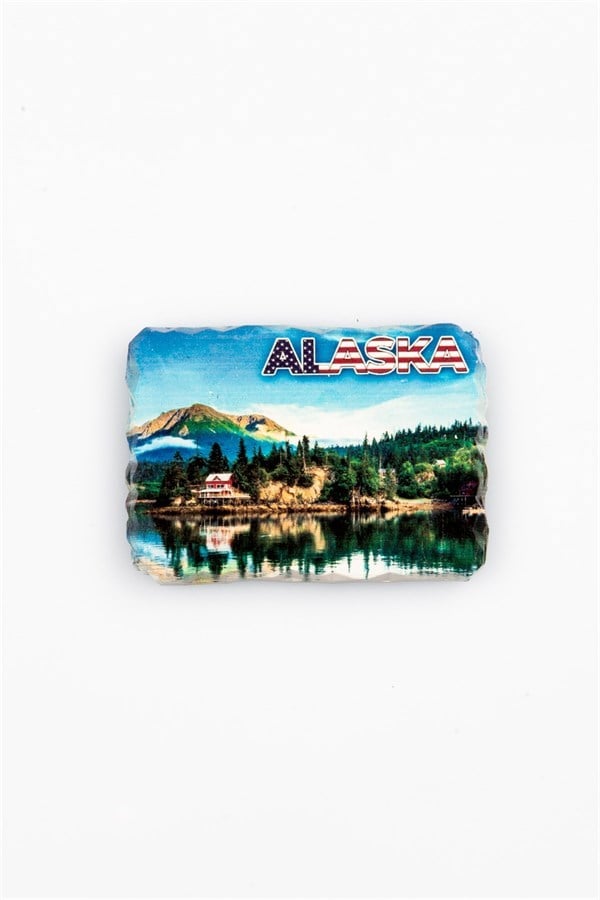 Amerika Birleşik DevletleriDünyadan HediyelerKRTSKRKMGNT-170Keskin Hediyelik Eşya Ve TekstilABD Alaska Temalı Kırık Magnet