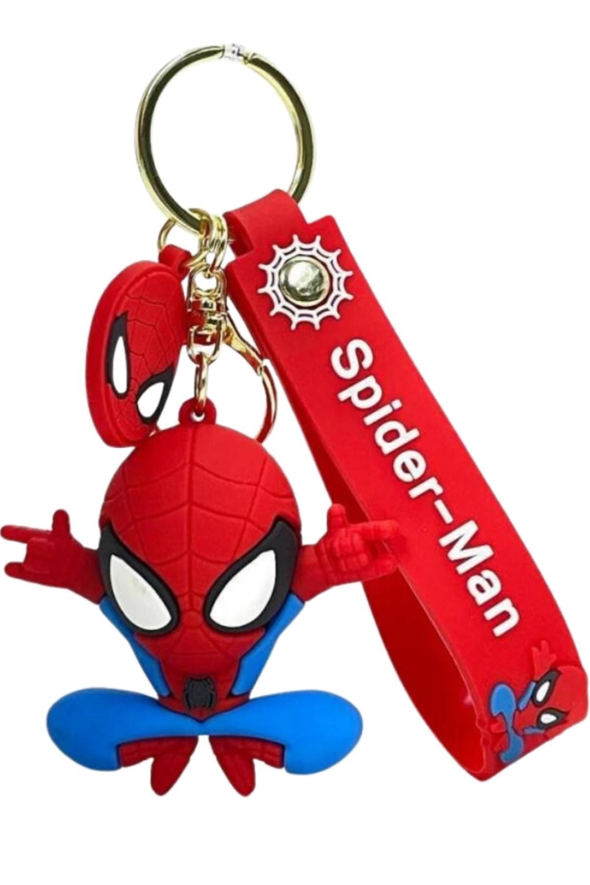 Amerika Birleşik DevletleriDünyadan HediyelerDNY-HD100630Keskin Hediyelik Eşya Ve TekstilSpider Man 3D Örümcek Adam Silikon Anahtarlık No.2