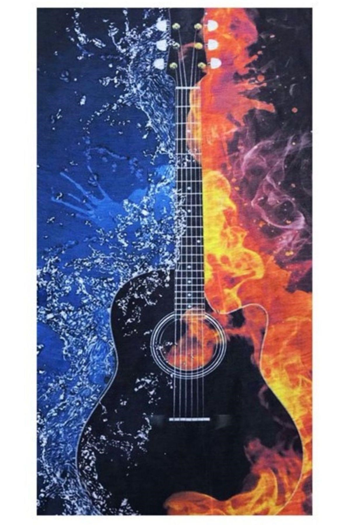 Amerika Birleşik DevletleriDünyadan HediyelerVOSBF-2012Keskin Hediyelik Eşya Ve TekstilGitar Temalı Boyunluk Buff Boyunluk Bandana