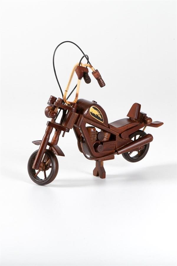 Amerika Birleşik DevletleriDünyadan HediyelerOZ-MTRNO3Keskin Hediyelik Eşya Ve TekstilEXCEL|375Dekoratif Ahşap Harley Davidson Motosiklet 33 cm