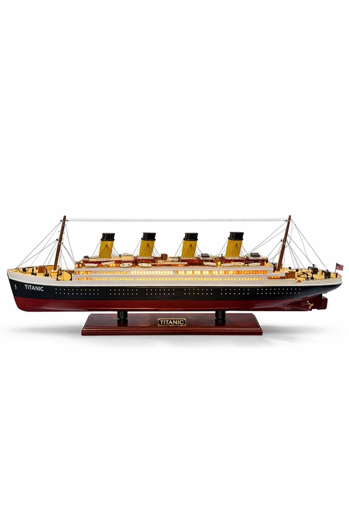 Amerika Birleşik DevletleriDünyadan HediyelerDNY-HDYALK4594Keskin Hediyelik Eşya Ve TekstilTitanik Led Işıklı Ahşap Model 100cm Titanic Gemi Koleksiyon