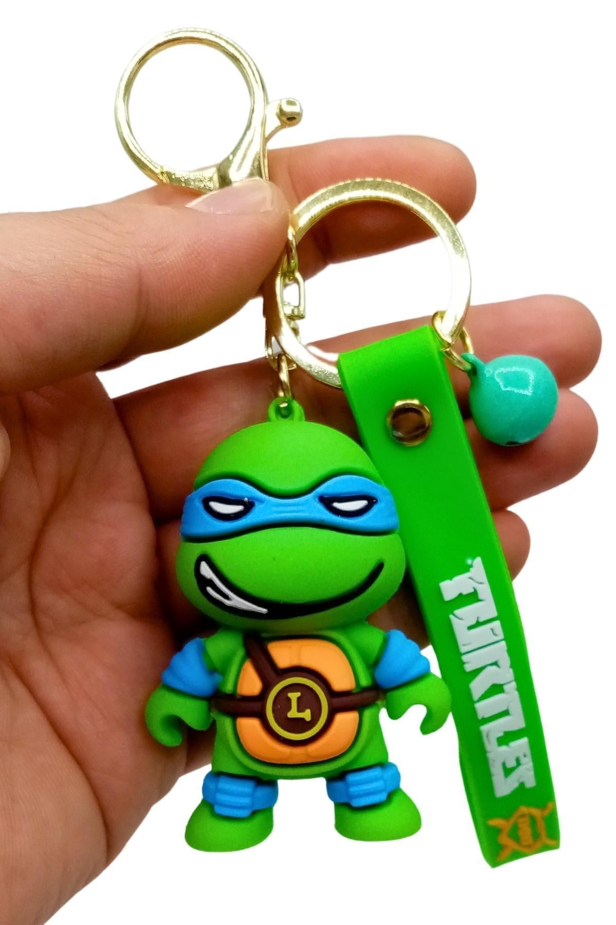 Amerika Birleşik DevletleriDünyadan HediyelerDNY-HD100640Keskin Hediyelik Eşya Ve TekstilNinja Turtles 3D Leonardo Silikon Anahtarlık Ninja Kaplumbağa