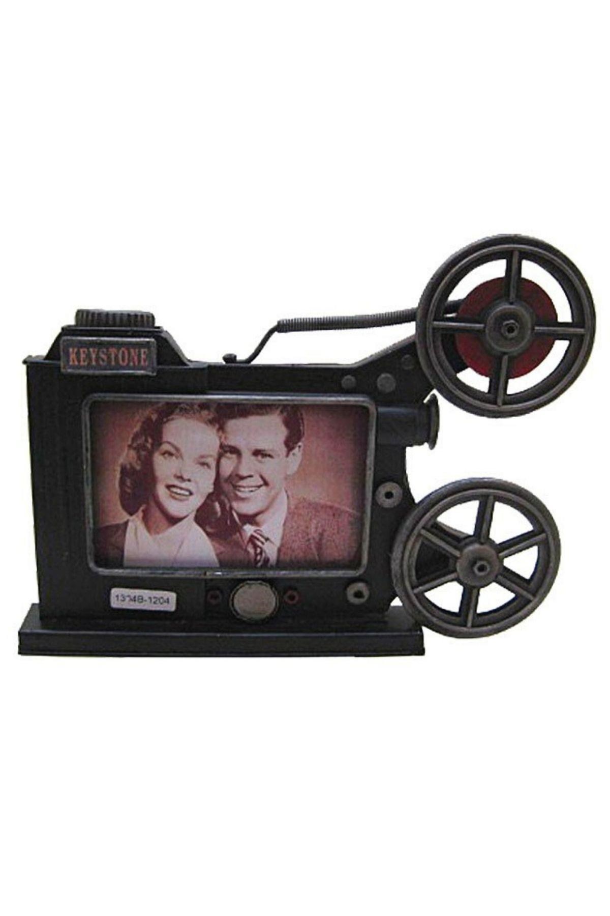 Amerika Birleşik DevletleriDünyadan HediyelerDNY-HD1304B-1204Keskin Hediyelik Eşya Ve TekstilDekoratif Metal Çerçeve Sinema Projektörü