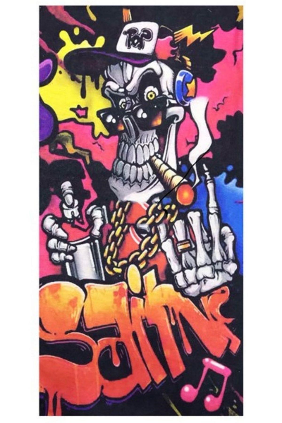 Amerika Birleşik DevletleriDünyadan HediyeleryeVOSBF-45213Keskin Hediyelik Eşya Ve TekstilGrafiti Temalı Buff Boyunluk Bandana No:78