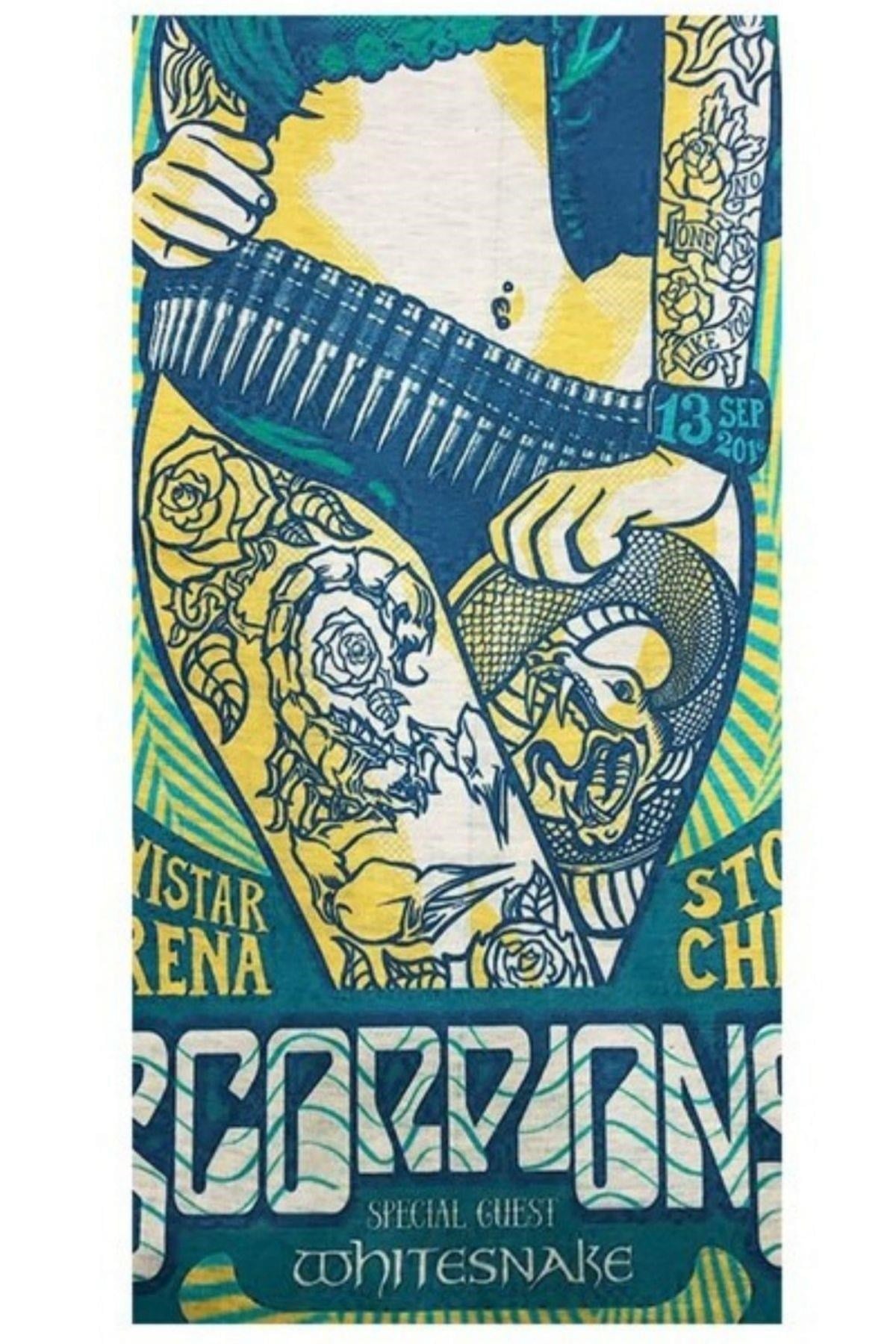 Amerika Birleşik DevletleriDünyadan HediyelerVOSBF-54521Keskin Hediyelik Eşya Ve TekstilScorpions Temalı Buff Boyunluk Bandana No:64