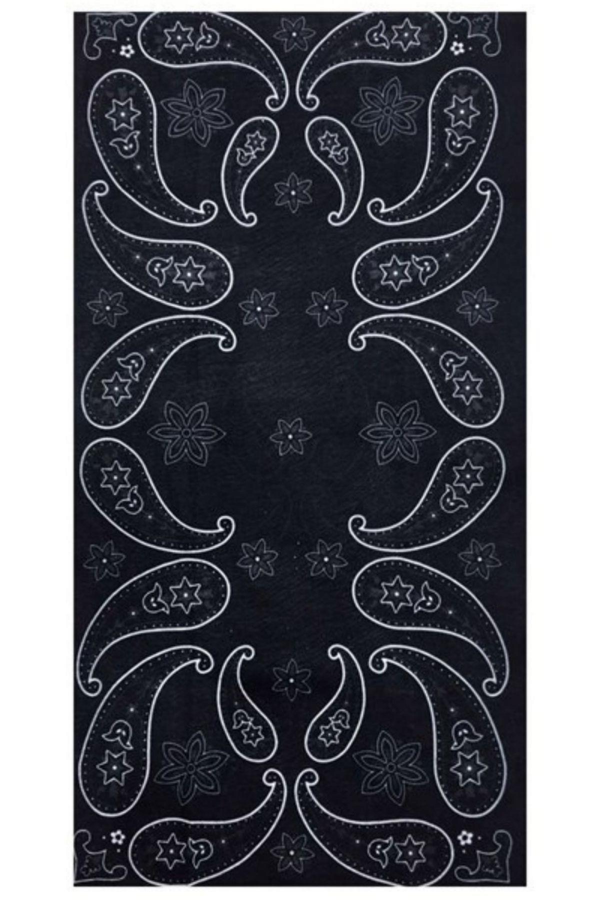 Amerika Birleşik DevletleriDünyadan HediyelerVOSBF-98630Keskin Hediyelik Eşya Ve TekstilDamla ve Çiçek Motifli Buff Boyunluk Bandana Siyah
