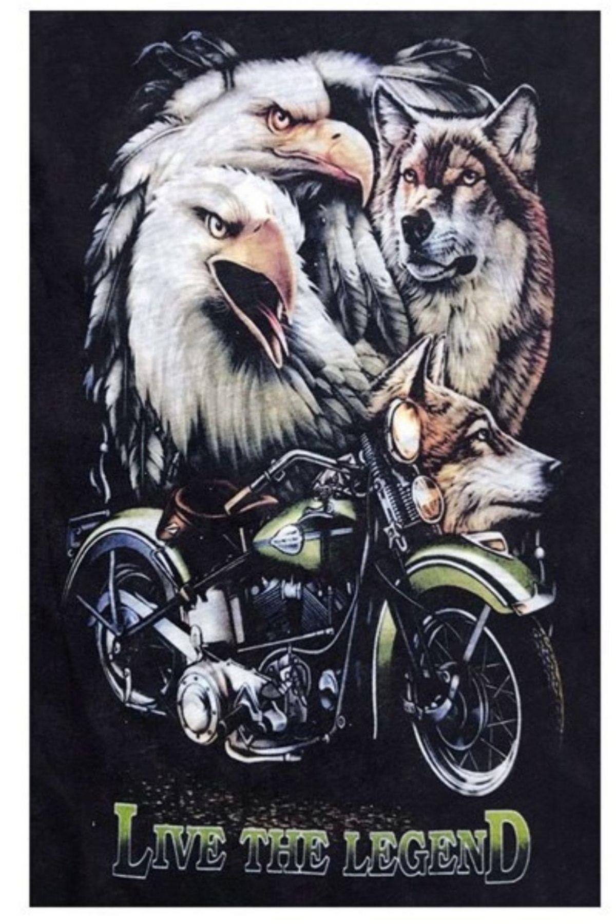 Amerika Birleşik DevletleriDünyadan HediyelerVOSBF-87521Keskin Hediyelik Eşya Ve TekstilMotorsiklet Temalı Buff Boyunluk Bandana No:153