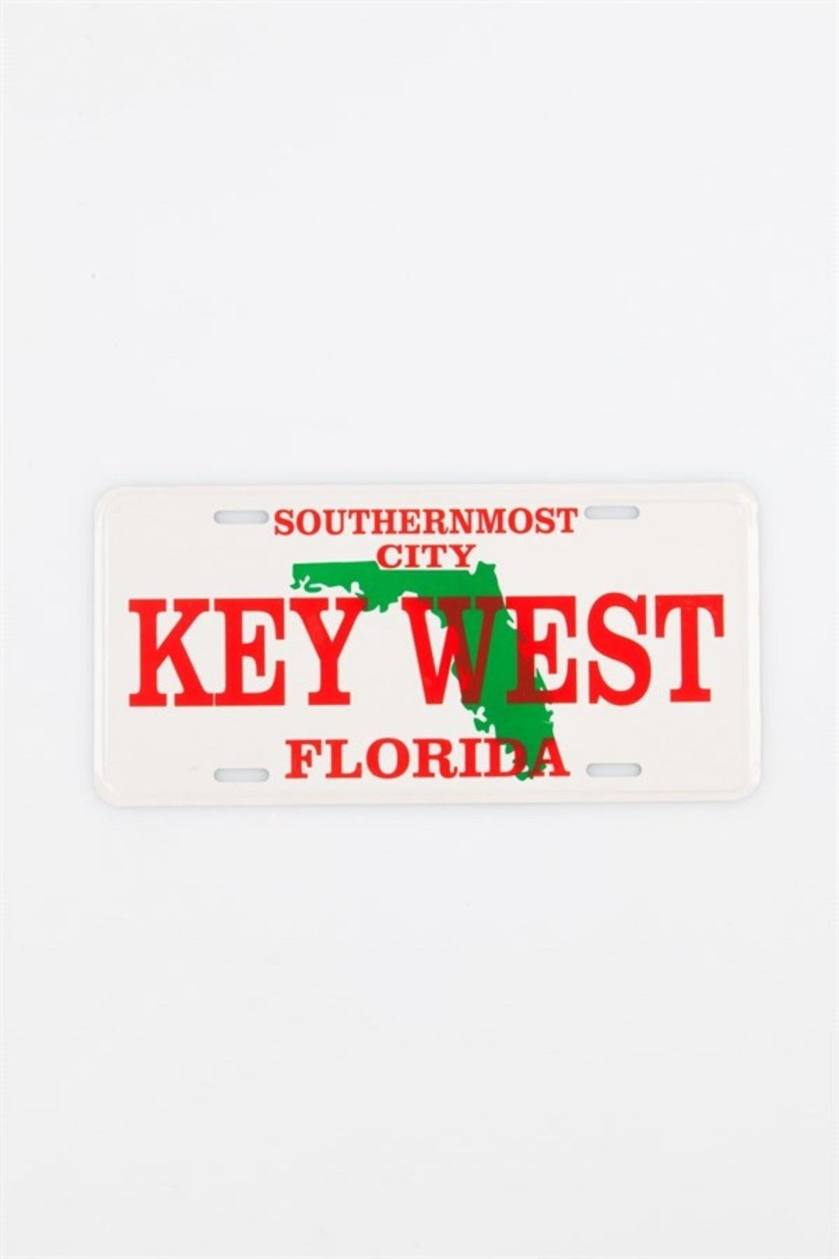 Amerika Birleşik DevletleriDünyadan HediyelerPLKABD-01Keskin Hediyelik Eşya Ve TekstilDekoratif Plaka Southernmost City Key West Florida