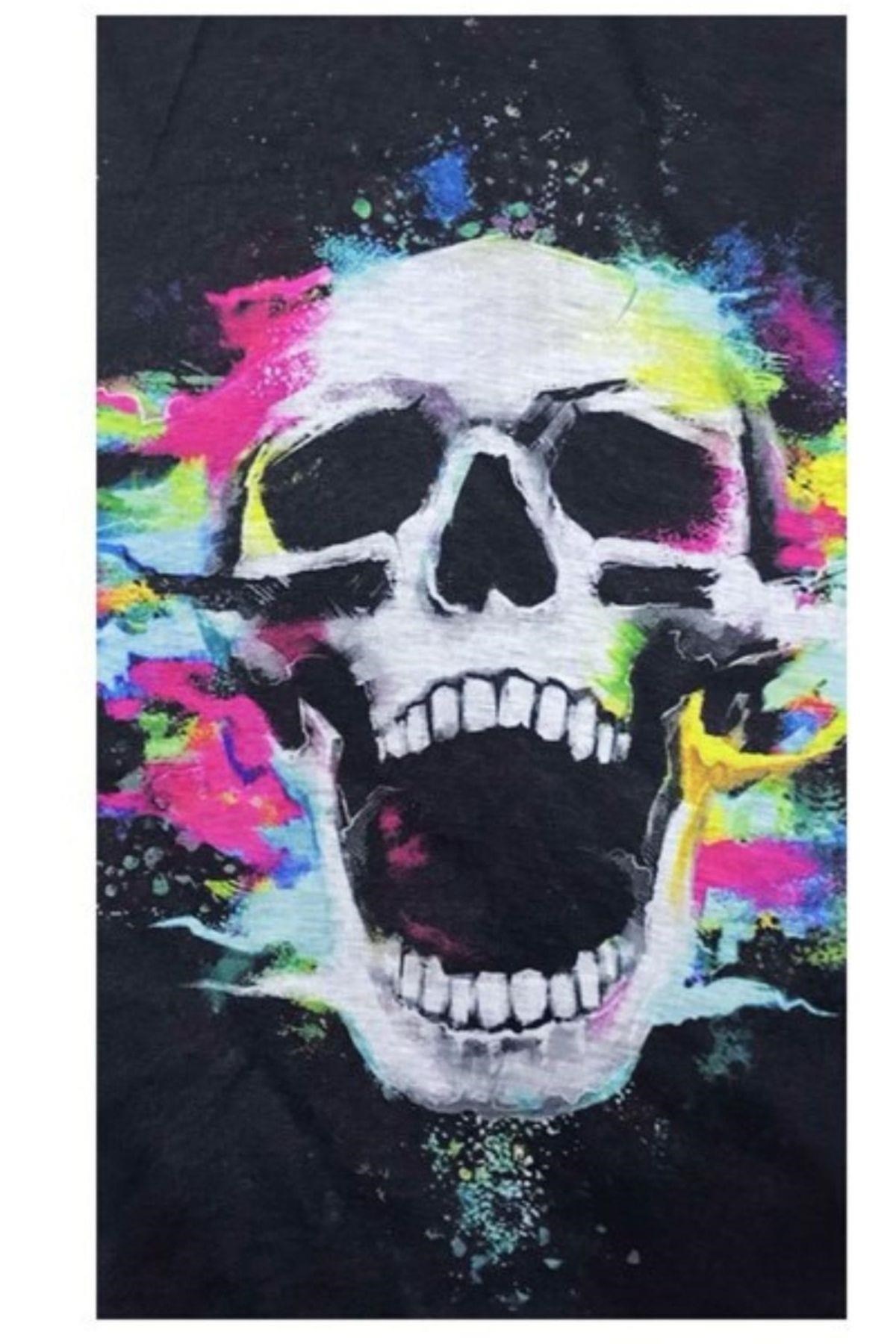 Amerika Birleşik DevletleriDünyadan HediyelerVOSBF-54896Keskin Hediyelik Eşya Ve TekstilKurukafa İskelet Temalı Buff Boyunluk Bandana No:11