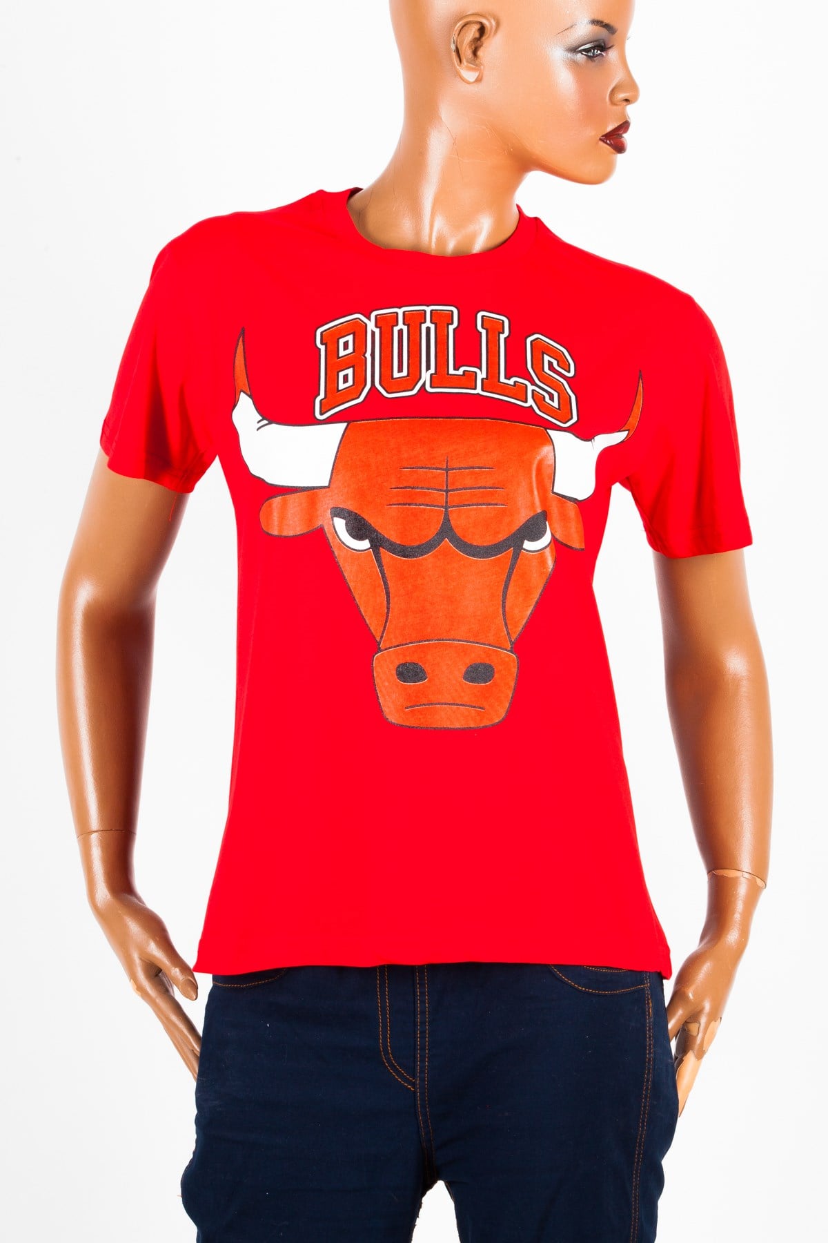 Amerika Birleşik DevletleriDünyadan HediyelerLGNDABD04-W01LegendChicago Bulls Bayan Tişört Kırmızı