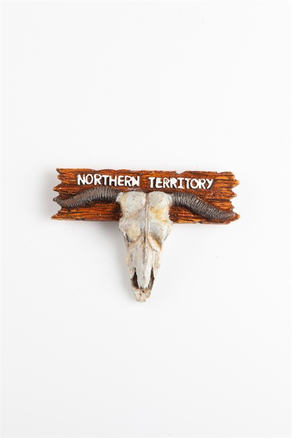 AvustralyaDünyadan HediyelerAVS1002Keskin Hediyelik Eşya Ve TekstilEXCEL|AVS1002Northern Territory Kurukafa 3D Magnet El Yapımı