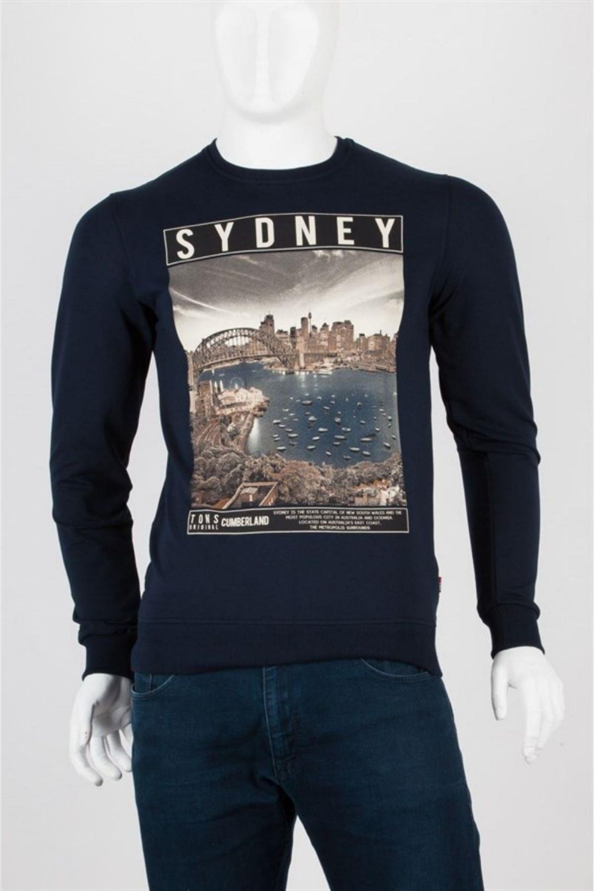 AvustralyaDünyadan HediyelerDNY-HD100034Keskin Hediyelik Eşya Ve TekstilSidney Unisex Pamuklu Slim Fit Sweatshirt Medium
