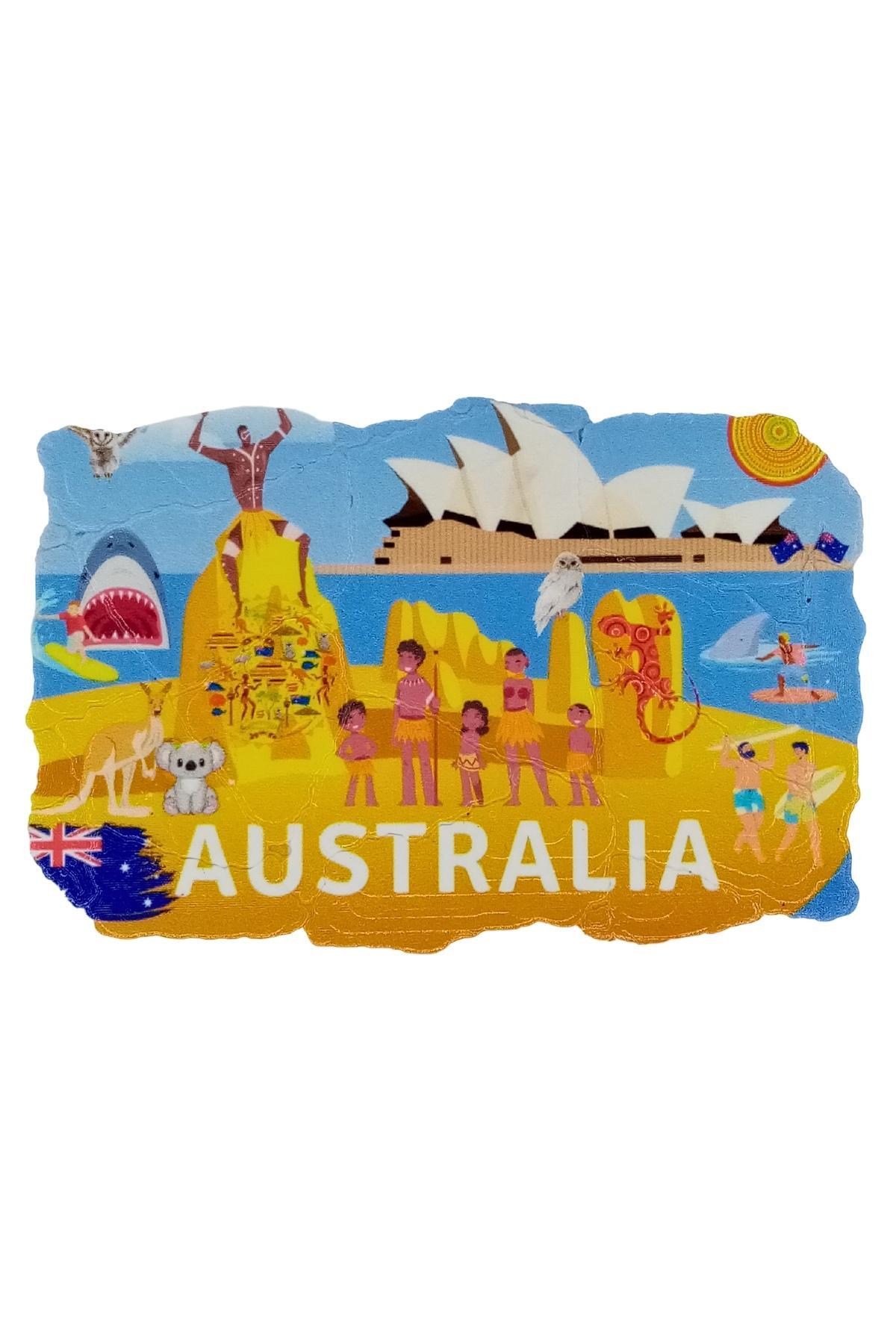 AvustralyaDünyadan HediyelerDNY-HD101165Keskin Hediyelik Eşya Ve TekstilAvustralya Temalı Fresco Magnet