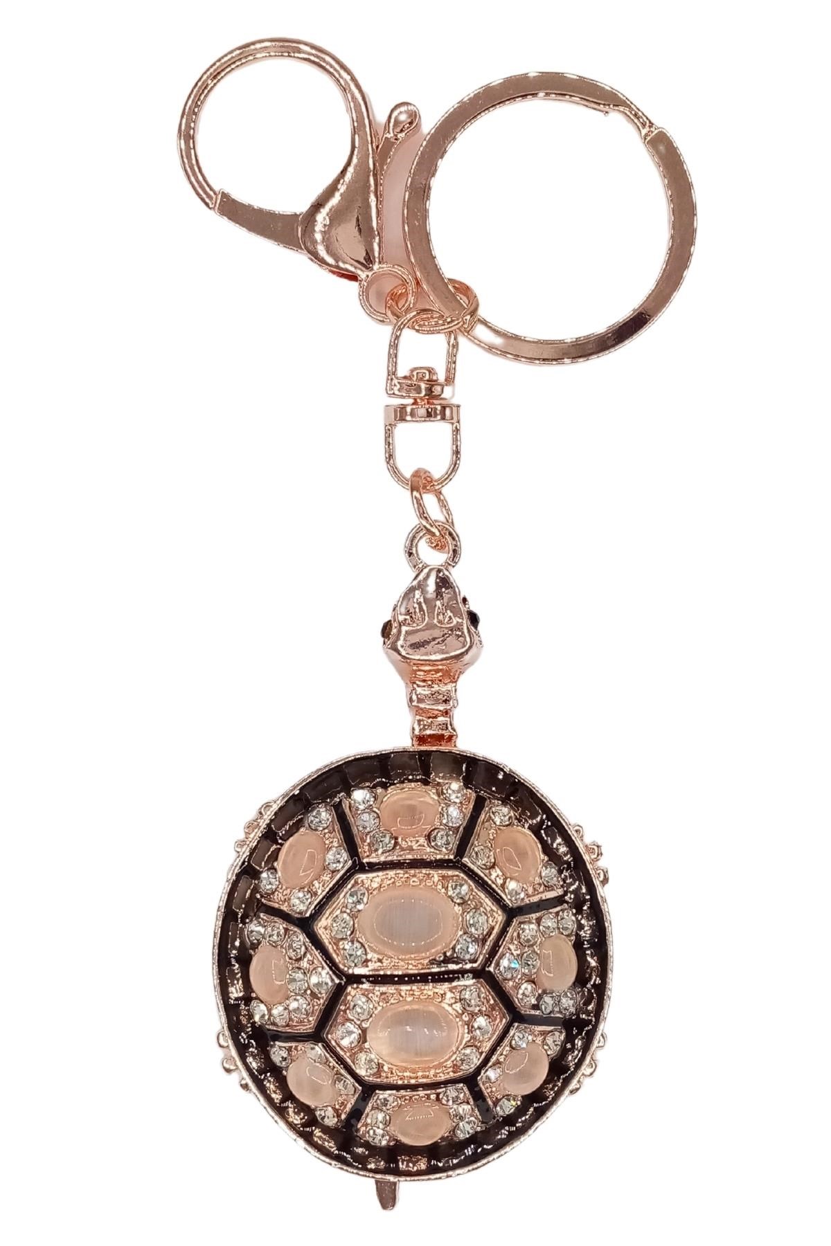 AvustralyaDünyadan HediyelerDNY-HDYZMRT71489Keskin Hediyelik Eşya Ve TekstilKristal Taşlı Siyah Kaplumbağa Anahtarlık No.3