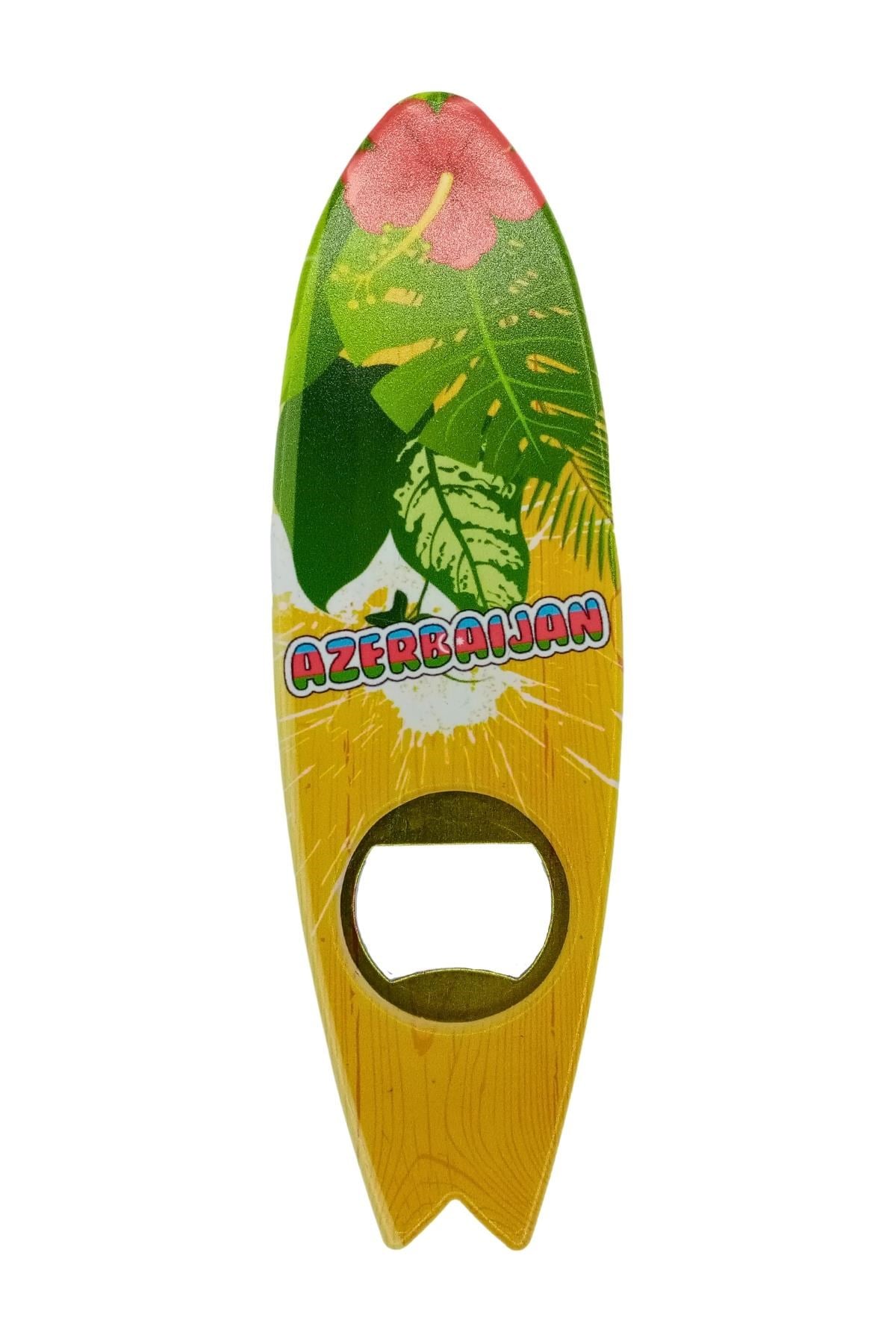 AzerbaycanDünyadan HediyelerDNY-HD100962Keskin Hediyelik Eşya Ve TekstilAzerbaycan Temalı Magnet Sörf Açacak