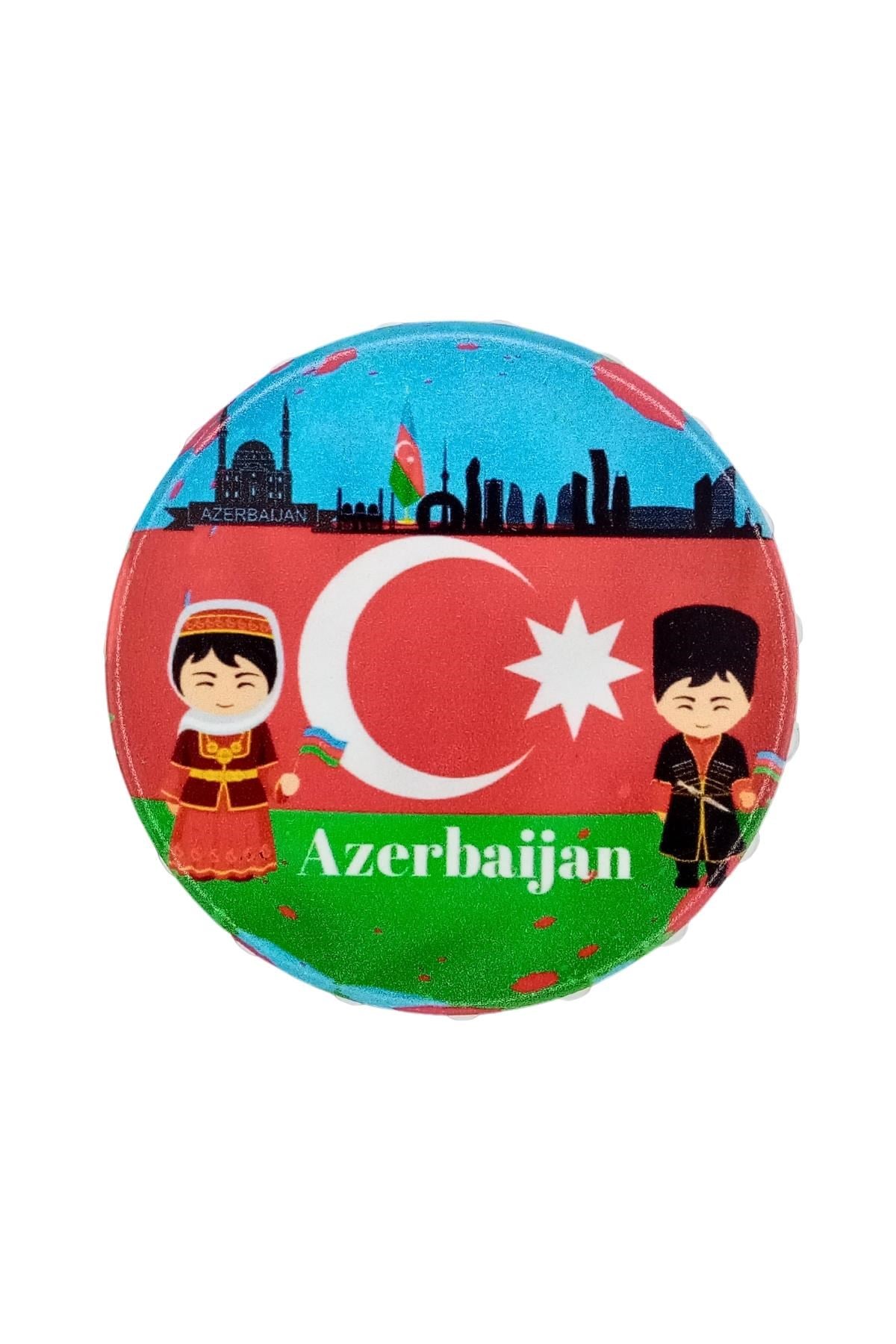 AzerbaycanDünyadan HediyelerDNY-HD100924Keskin Hediyelik Eşya Ve TekstilAzerbaycan Temalı Magnet Kapak Açacak