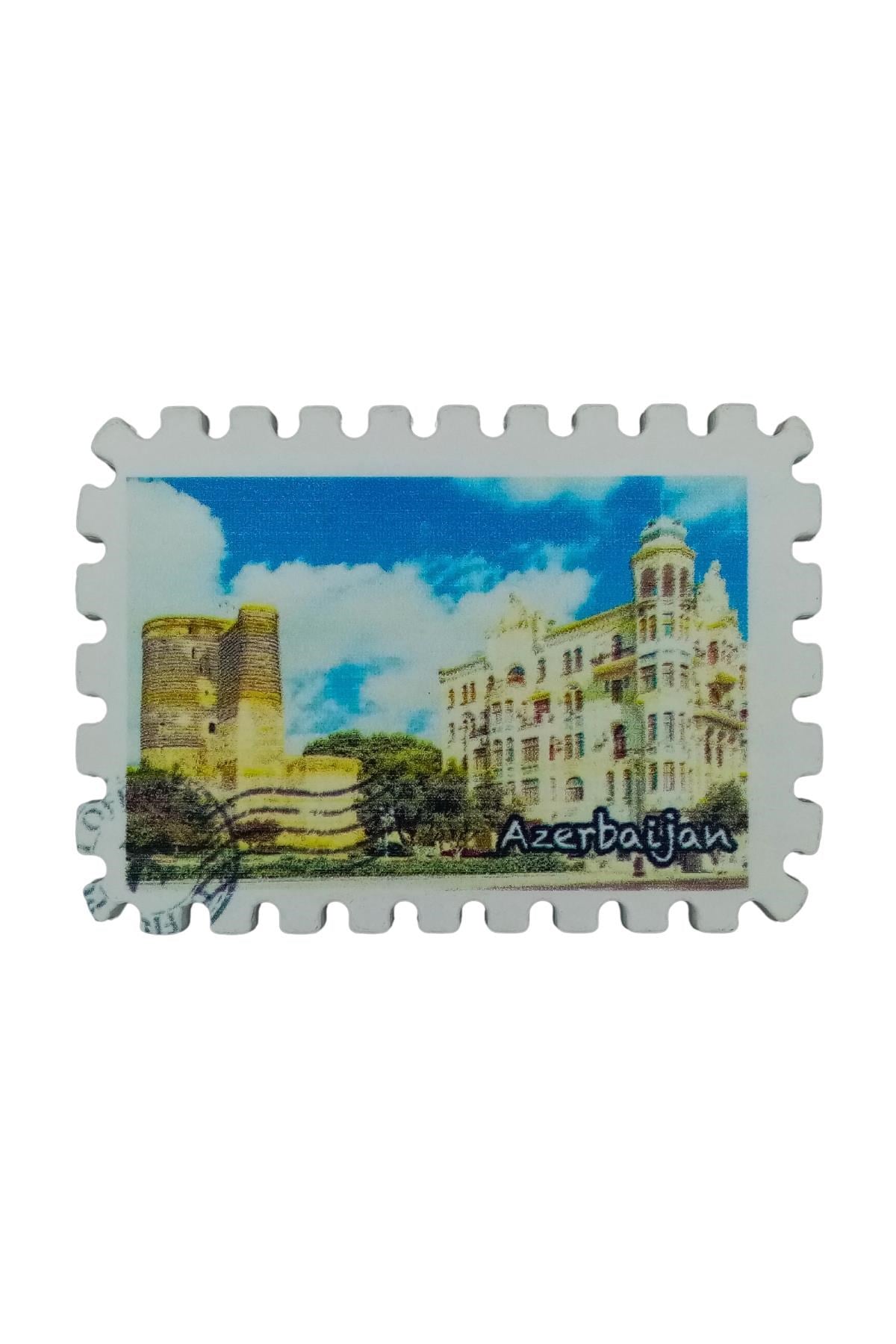 AzerbaycanDünyadan HediyelerDNY-HD101196Keskin Hediyelik Eşya Ve TekstilAzerbaycan Temalı Pul Magnet