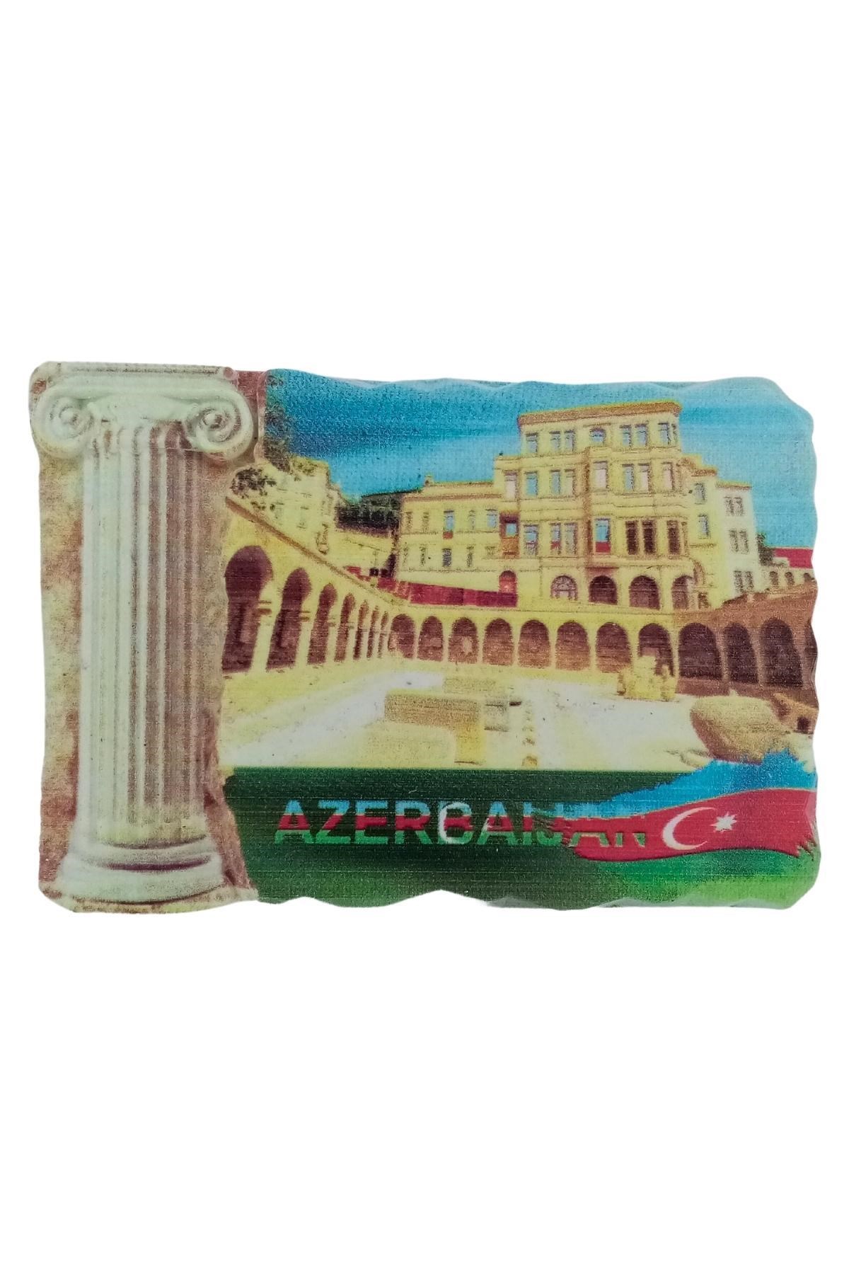 AzerbaycanDünyadan HediyelerDNY-HD101243Keskin Hediyelik Eşya Ve TekstilAzerbaycan Temalı Sütun Magnet