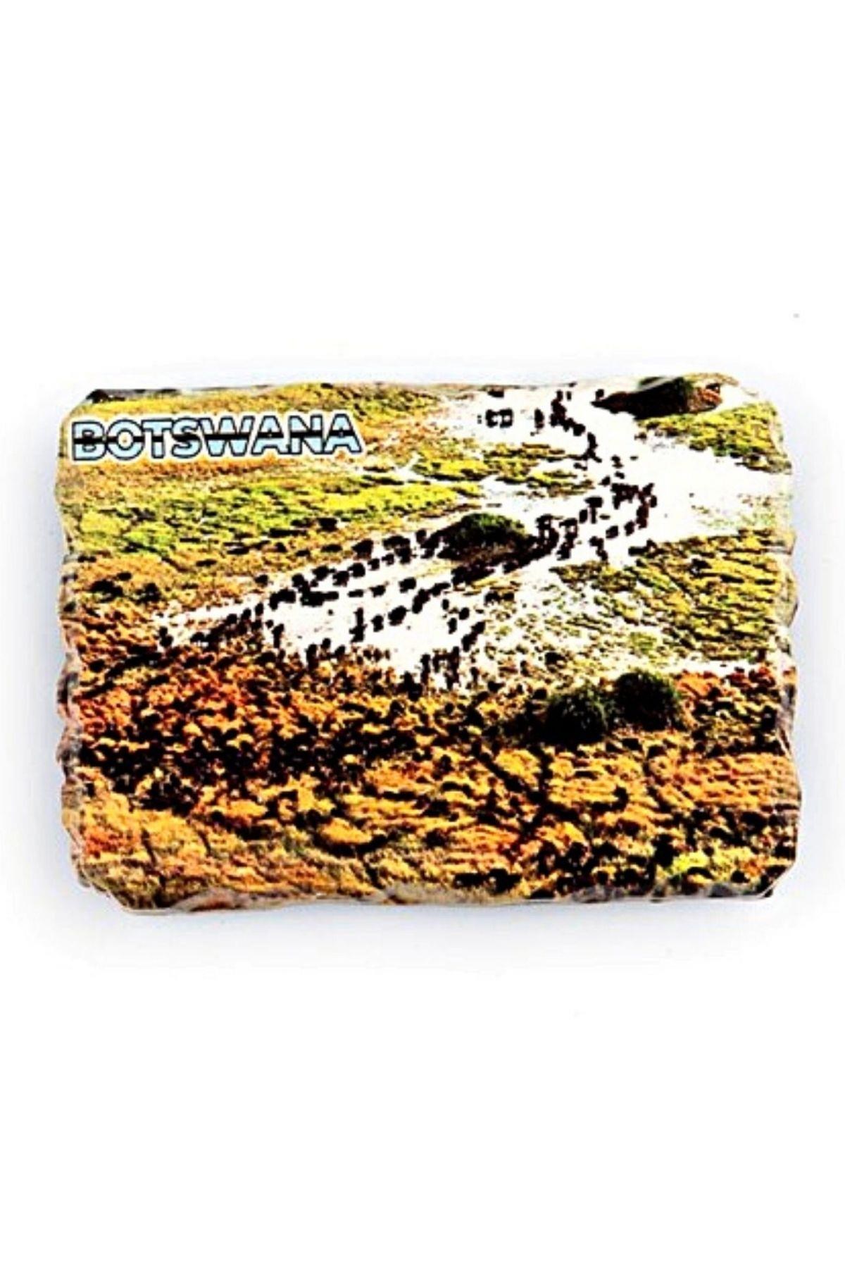 BotsvanaDünyadan HediyelerKRTSKRKMGNT-183Keskin Hediyelik Eşya Ve TekstilBotsvana Bufalo Temalı Kırık Magnet