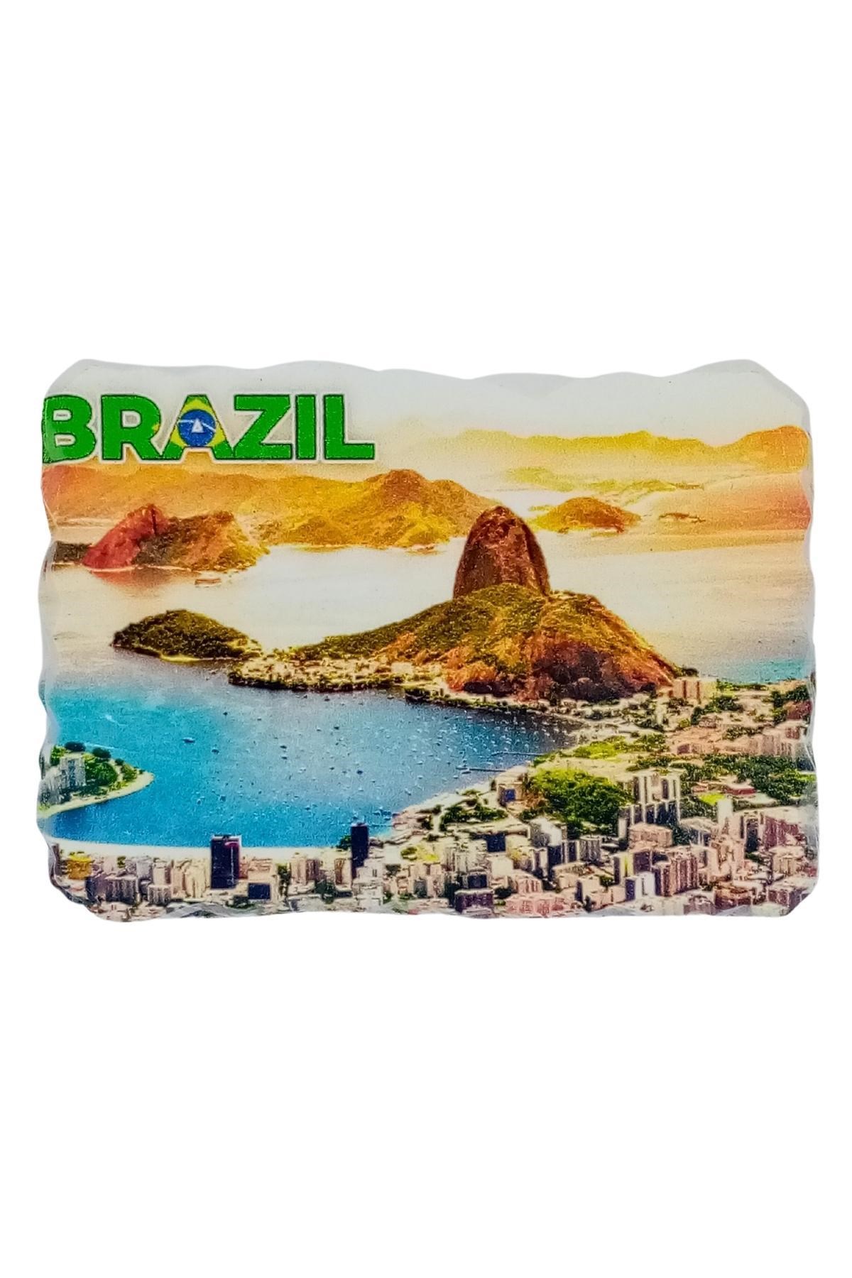 BrezilyaDünyadan HediyelerDNY-HD101277Keskin Hediyelik Eşya Ve TekstilBrezilya Temalı Kırık Magnet