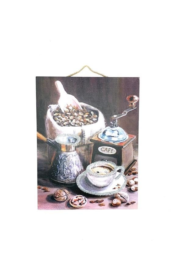 BrezilyaDünyadan HediyelerSMLTBL-005Keskin Hediyelik Eşya Ve TekstilKahve Temalı Simli Tablo