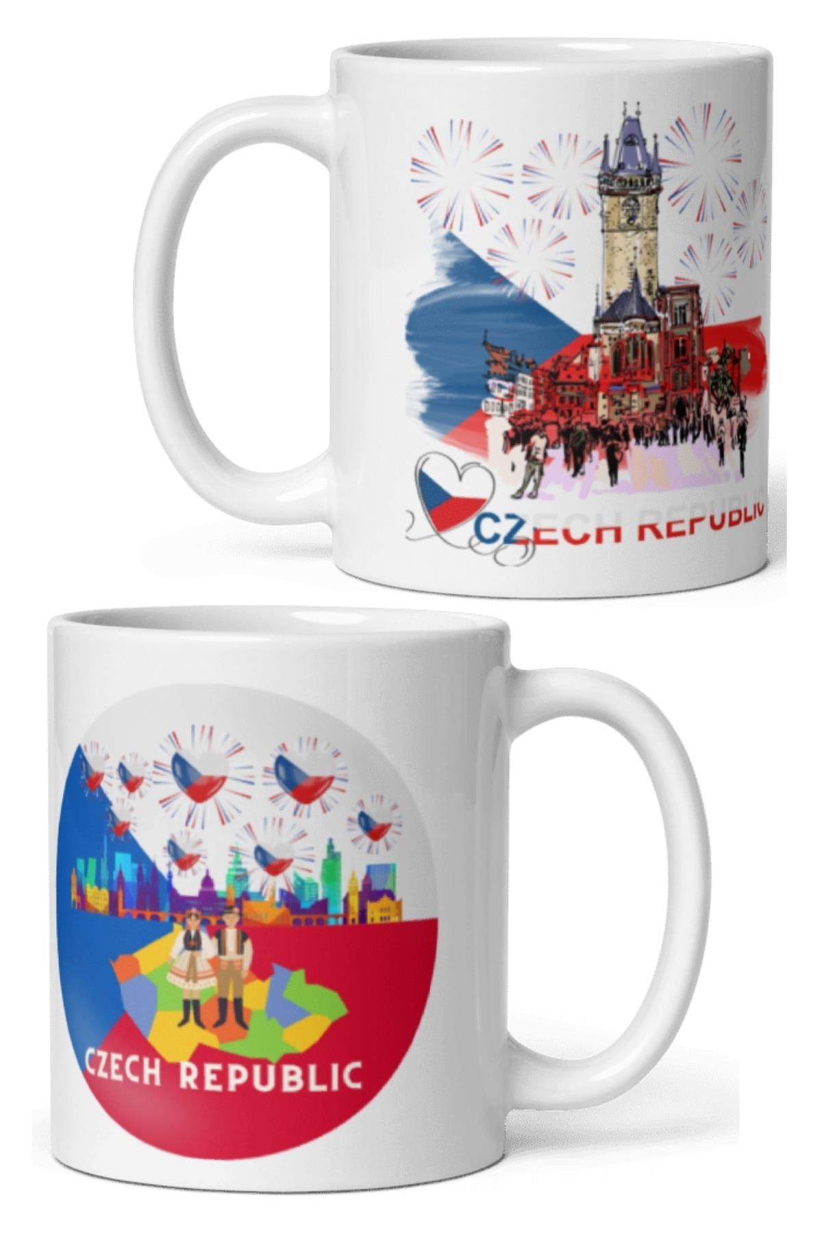 Çek CumhuriyetiDünyadan HediyelerDNY-HDMUGB04Keskin Hediyelik Eşya Ve TekstilÇek Cumhuriyeti Kupa Bardak 2 Adet Seyahat Hatıra Czech Republic Mug