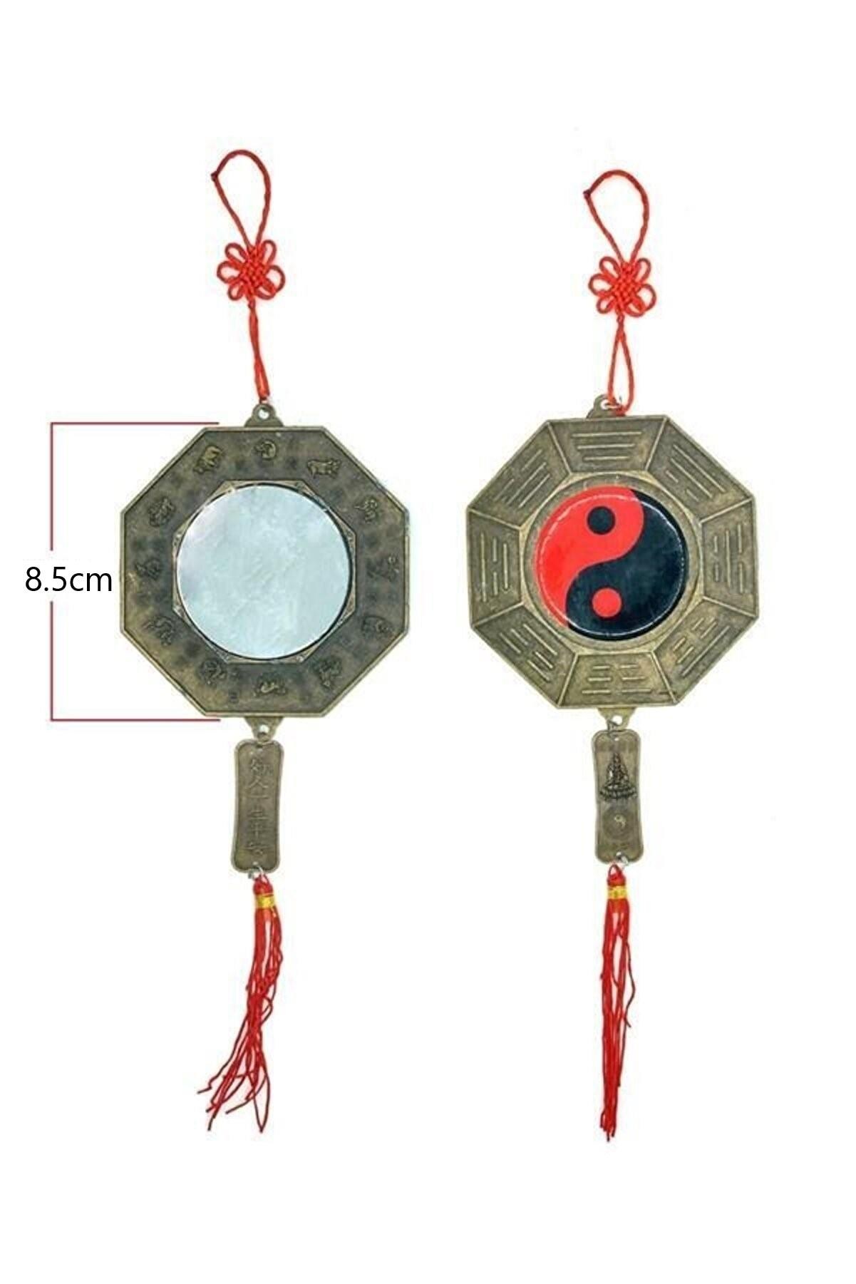 ÇinDünyadan HediyelerDNY-HD100254Keskin Hediyelik Eşya Ve TekstilÇin Feng Shui Bagua Ayna Köşeli 8X30 Cm
