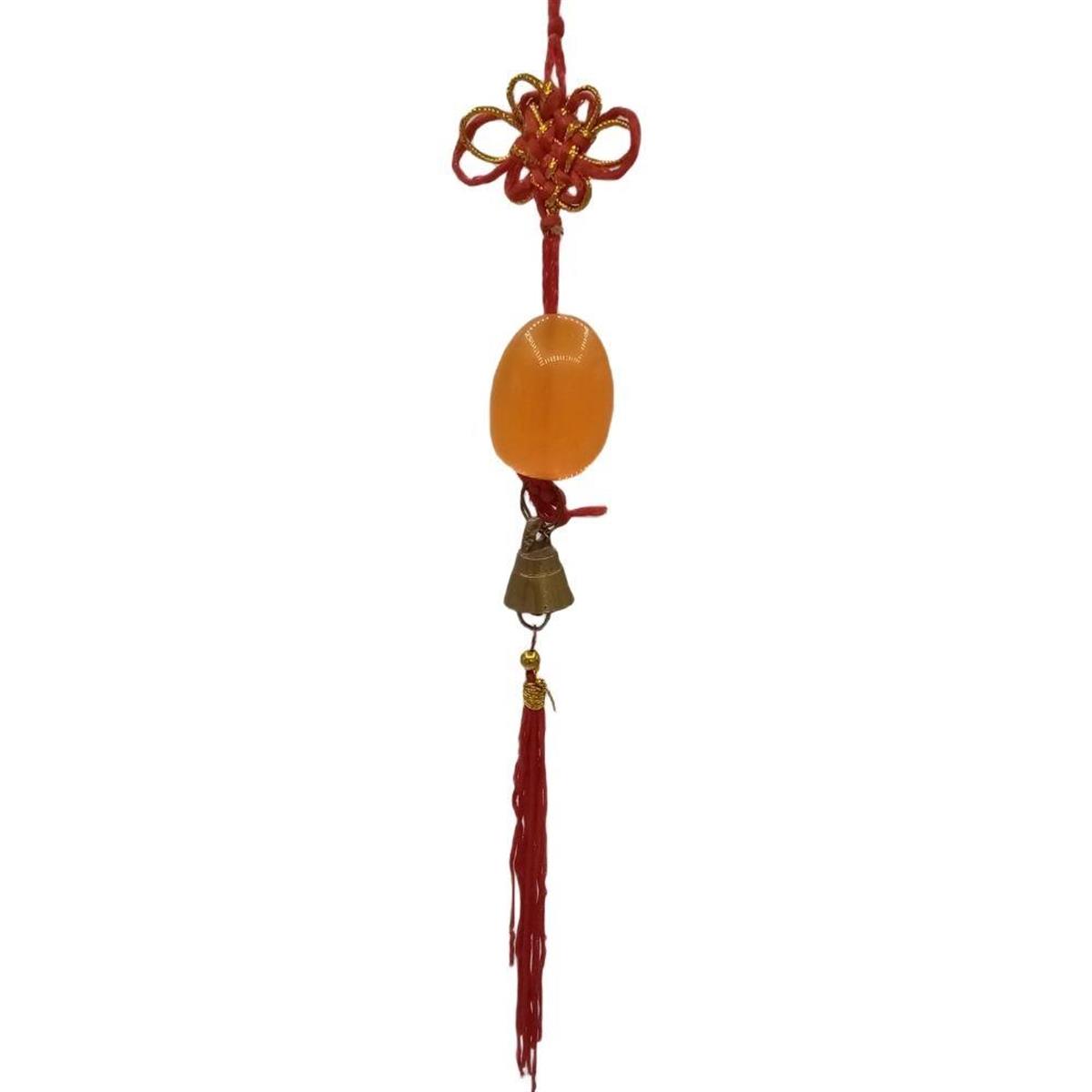 ÇinDünyadan HediyelerDNY-HD100450Keskin Hediyelik Eşya Ve TekstilÇin Feng Shui Şans Servet Yumurta Turuncu