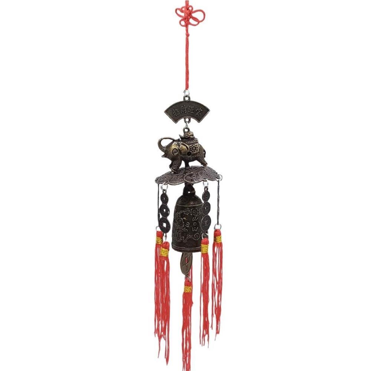ÇinDünyadan HediyelerDNY-HD100454Keskin Hediyelik Eşya Ve TekstilÇin Feng Shui Şans Parası Rüzgar Çanı