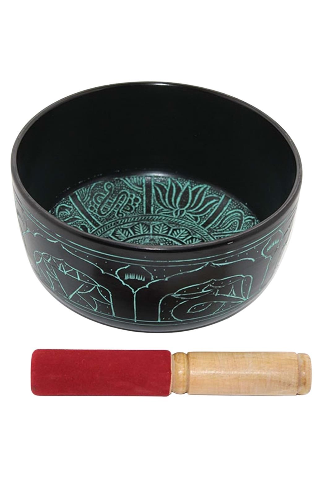 ÇinDünyadan HediyelerDNY-HD25002Keskin Hediyelik Eşya Ve TekstilMetal Meditasyon Çanı Yoga Tibet Çanağı Seti 19 cm