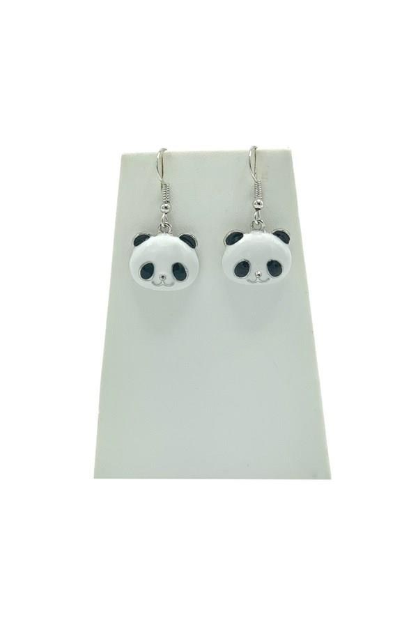 ÇinDünyadan HediyelerKPCNPND-599Keskin Hediyelik Eşya Ve TekstilSiyah Beyaz Metal Panda Küpe