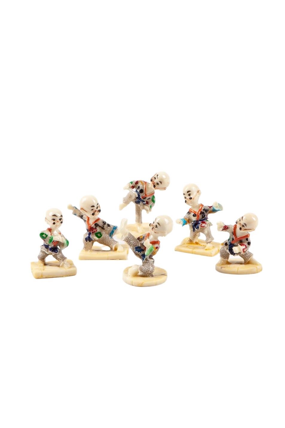 ÇinDünyadan HediyelerOKCUBY-1146Keskin Hediyelik Eşya Ve TekstilKarateci Çocuk Figürlü Altılı Biblo