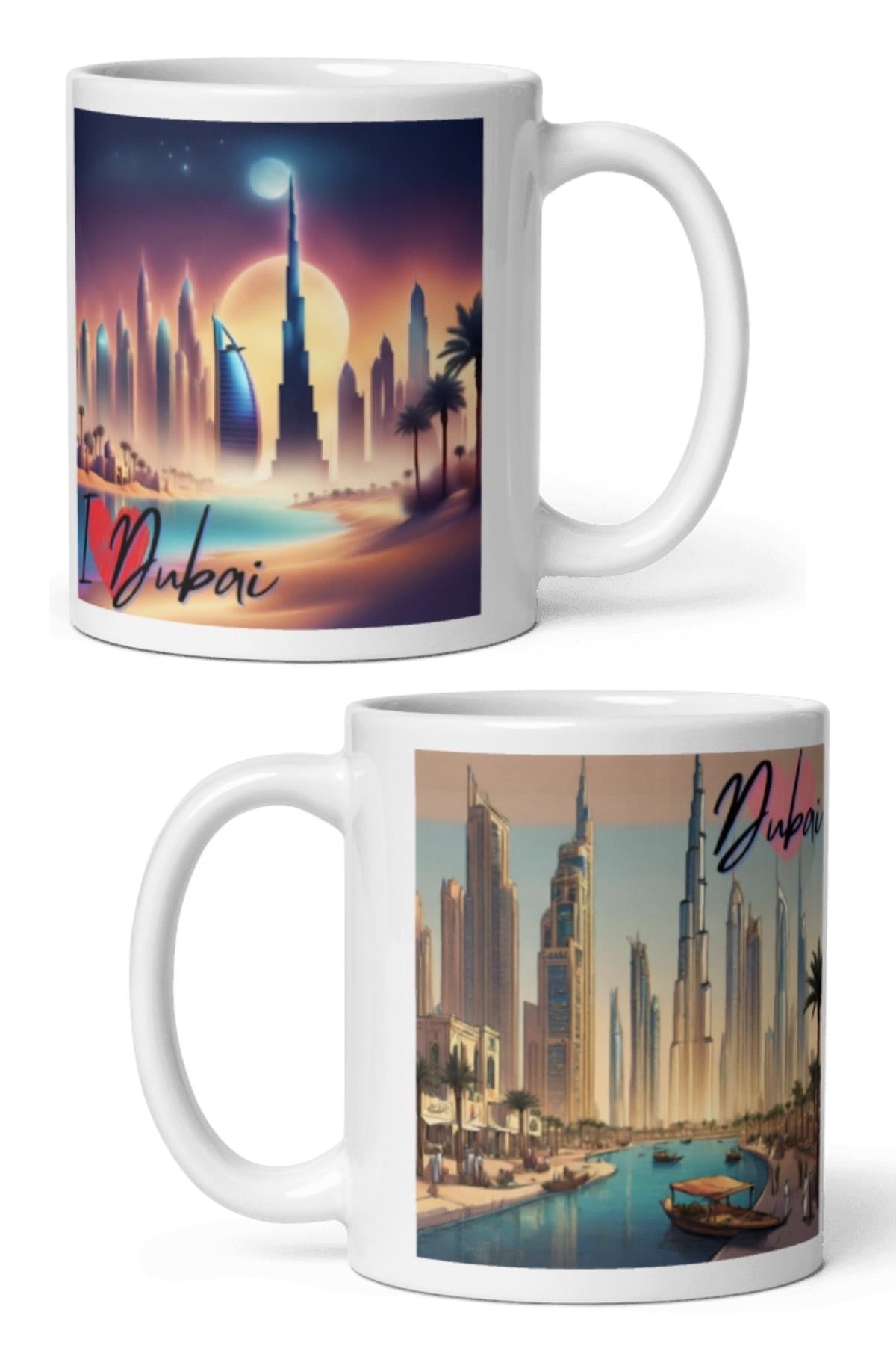 DubaiDünyadan HediyelerDNY-HDMUGB53Keskin Hediyelik Eşya Ve TekstilDubai Kupa Bardak 2 Adet Seyahat Hatıra Dubai Mug