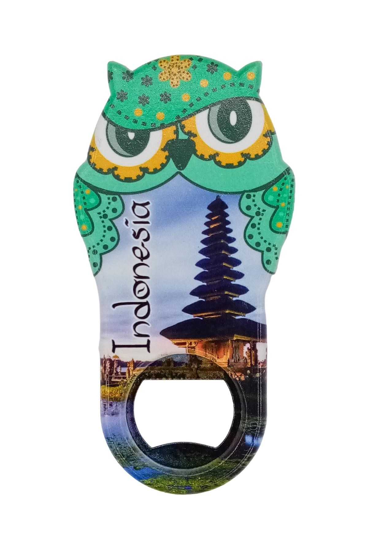 EndonezyaDünyadan HediyelerDNY-HD101040Keskin Hediyelik Eşya Ve TekstilEndonezya Temalı Baykuş Magnet Kapak Açacak